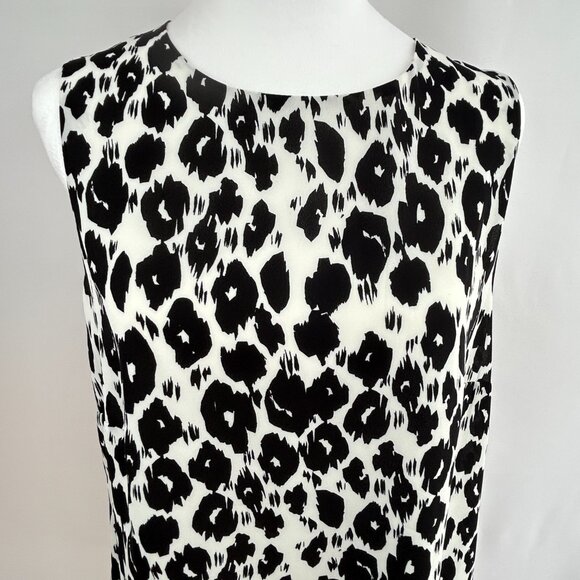 Rose + Olive Chic leopard print sleeveless top - women's medium M - Picture 2 of 11